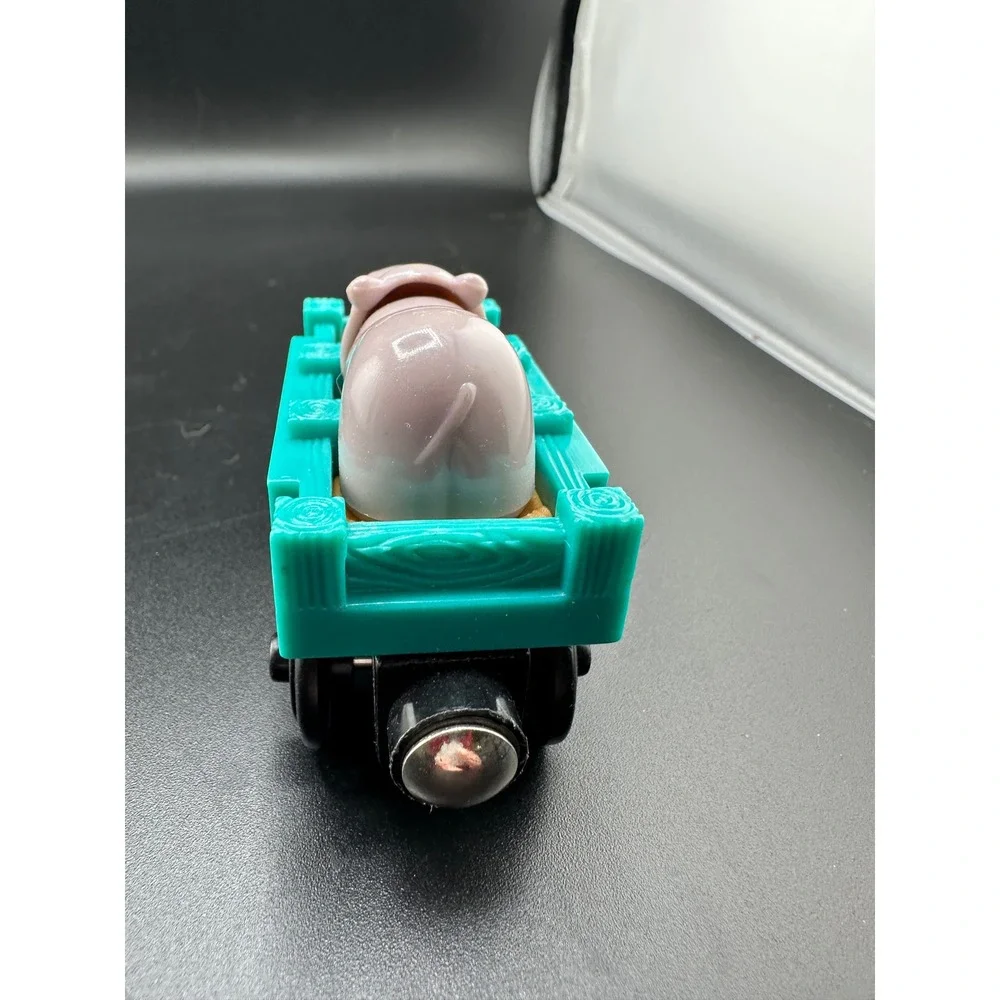 Thomas & Friends Wooden Railway‎ Hippo Car Sodor Zoo Learning Curve 2003 Teal